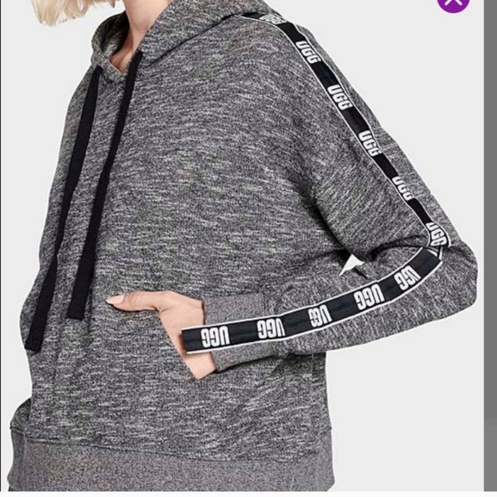 UGG Iris Terry Track Hoodie - Marled grey
